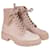 Gianvito Rossi Bottes Martis Eco Stretch roses Toile  ref.1078423