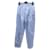 LOUIS VUITTON Pantalones T.fr 38 Algodón Azul  ref.1078446
