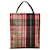 Burberry-Tasche aus rotem Segeltuch Leinwand  ref.1078559