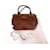 Miu Miu Vitello Shine Trapu Braun Leder  ref.1078570