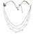 Djula Choker catene con stella triplo diamante D'oro
