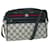 Bolsa de ombro linha xerez GUCCI GG cinza vermelho marinho 119.02.087 auth 54792 Azul marinho  ref.1078671