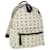 MCM Vicetos Logogram Backpack PVC Leather White Auth am5010  ref.1078708