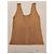 Canotta Chanel in seta beige - vista 2
