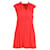 Maje Ruffled Mini Dress in Red Viscose Cellulose fibre  ref.1078869