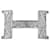 Hermès Hermes : Schnalle Modell Constance Touareg . 38 MM Silber Geld  ref.1078915