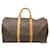 Louis Vuitton Keepall 50 Marrom Lona  ref.1079086