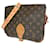 Louis Vuitton Cartouchiere Brown Cloth  ref.1079139