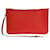 Louis Vuitton Neverfull Pouch Red Leather  ref.1079154