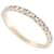Autre Marque ALLIANCE T RING51 COMPLETE PAVING 30 diamants 0.87yellow gold ct 18K DIAMONDS RING Silvery White gold  ref.1079181