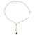 Autre Marque Halsketten 75 TAHITI-ZUCHTPERLEN 43 CM-HALSKETTE MIT ZUCHTPERLEN Weiß  ref.1079183