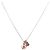 COLLANA IN ARGENTO DODO POMELLATO ESSENZIALE 2 CIONDOLO CAMPANELLA TAG DODO ORO ROSA 9K
