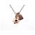 COLLANA IN ARGENTO DODO POMELLATO ESSENZIALE 2 CIONDOLO CAMPANELLA TAG DODO ORO ROSA 9K - vista 2