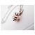 COLLANA IN ARGENTO DODO POMELLATO ESSENZIALE 2 CIONDOLO CAMPANELLA TAG DODO ORO ROSA 9K - vista 3