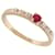 MAUBOUSSIN CAPSULE OF EMOTIONS YELLOW GOLD RING 18K RUBY & DIAMOND 51 RING Golden  ref.1079204