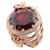 NEW CHAUMET RING CATCH ME IF YOU LOVE ME GM T54 GOLD GARNET 18K RING Golden Pink gold  ref.1079212