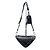 NUOVA BORSA PRADA TRIANGLE BORSA MULTITASCHE 2VH155 BORSA A MANO IN PELLE NERA - vista 2