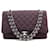 NEW CHANEL CLASSIC TIMELESS MAXI JUMBO JERSEY QUILTED BAG HANDBAG Prune Cloth  ref.1079365