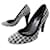 CHANEL SHOES PUMPS 39 IN GRAY TWEED CANVAS + GRAY SHOES BOX Grey  ref.1079393
