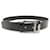 St Dupont NEW DUPONT BELT 7391940 taille 80 IN BLACK LEATHER + NEW LEATHER BELT BOX  ref.1079395