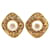 VINTAGE CHANEL PEARL & GOLD METAL CLIP EARRINGS 1990'S EARRINGS Golden  ref.1079404