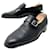 BERLUTI SHOES BUCKLE LOAFERS 7 40 BLACK LEATHER LOAFERS  ref.1079410