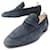 BERLUTI SHOES LOAFERS LORENZO 6.5 41 41.5 BLUE SUEDE SUEDE SHOES  ref.1079411