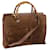 GUCCI Bamboo Hand Bag Suede 2way Brown 002 123 0322 Auth th4058  ref.1079758