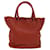 Autre Marque BOTTEGAVENETA INTRECCIATO Tote Bag Leather Red Auth bs8358  ref.1079804