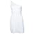 Pinko, abito monospalla drappeggiato Bianco Viscosa  ref.1079885