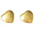 Vintage Yves Saint Laurent earrings Golden Metal  ref.1080064