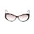 Gucci Óculos de sol tipo olho de gato Tinte Preto Plástico  ref.1080159