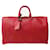 Louis Vuitton Keepall 45 Rot Leder  ref.1080490