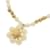 & Other Stories 14k Gold Pearl Flower Necklace Golden Metal  ref.1080593