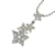 & Other Stories 18k Gold Diamond Star Pendant Necklace Silvery Metal  ref.1080595