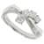 & Other Stories Platinum Diamond Ring Silvery Metal  ref.1080600