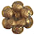 Timeless Chanel Camelia Dourado Metal  ref.1080729