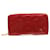 Louis Vuitton Zippy Rosso Pelle verniciata  ref.1080732
