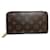 Louis Vuitton Zippy Wallet Toile Marron  ref.1080826