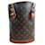Bucket Sac vintage Louis Vuitton Cuir Marron  ref.1080975