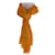 Étole cannage Dior Soie Laine Orange Irisé Wool  ref.1081250