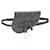 Sac pochette ceinture Saddle Dior Cinza Lona  ref.1081301