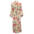 Peter Pilotto Ivory Floral Print Dress with Neck Tie Multiple colors Viscose  ref.1081436