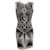 Ärmelloses, figurbetontes Kleid aus schwarzem Samt von Balmain mit Kristallverzierungen Viskose  ref.1081439