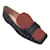 Fendi Black / Jaune / Mocassins rouges en jacquard pied-de-poule / Ballerines Toile Multicolore  ref.1081469