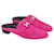 Hermès Rosa Mules-Loafer Pink Schweden  ref.1081567