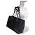 Chanel Bolsa de compras rara XL GST Grand com caixa Preto - vista 7