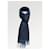 Autre Marque LV Monogram gradient scarf new Blue Cashmere  ref.1081589