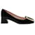 Roger Vivier Tres Vivier Pumps aus schwarzem Lackleder  ref.1081610