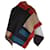 Burberry Colour Block Poncho Cape aus mehrfarbiger Wolle Mehrfarben  ref.1081611